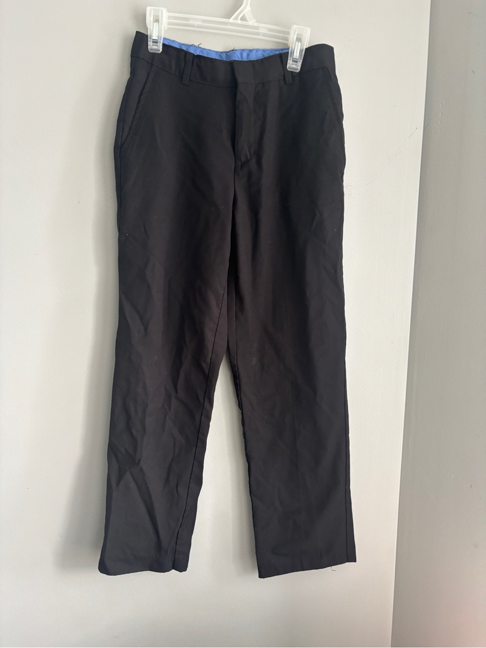 Boys Black Dress Pants - Classic Straight Fit